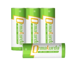 18500 rechargeable battery with Flat top 3.7V 1600mAh solar garden light 4pack