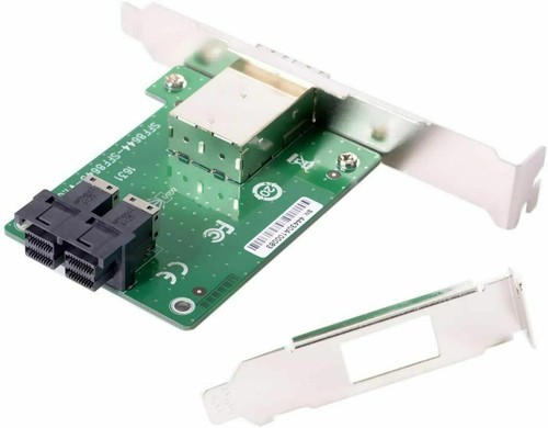 Podwójne porty Mini SAS HD SFF-8644 na wewnętrzny adapter żeński SAS HD SFF-8643 PCBA - Zdjęcie 3 z 7