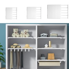 Expandable Wardrobe Storage Closet Organisers for Wardrobe Airing Cupboard Shelf