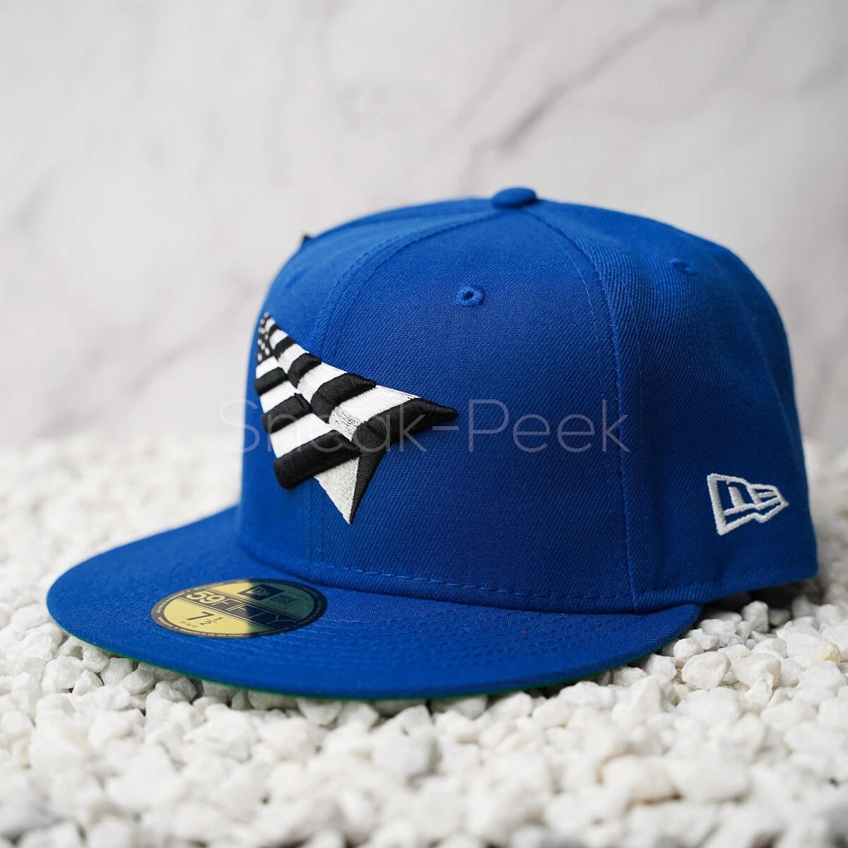 New Era Paper Planes Rock Nation Jay Z Men's Hat Fitted Cap 59Fifty Blue  #694 | eBay