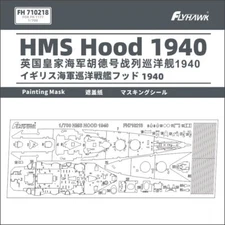 Flyhawk FH710218 1/700 British Royal Navy HMS Hood Battlecruiser 1940 Mask Paper