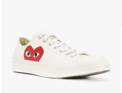 Comme Des Garcons Play x Converse N6053 Chuck Taylor Lace Up Sneakers Size US 10