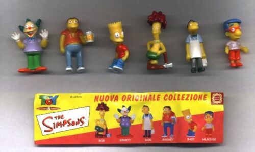 The Simpsons Set 6 Mini Figure Part 2 Dolcerie Venetian Bob Krusty Barney Moe - Picture 1 of 1