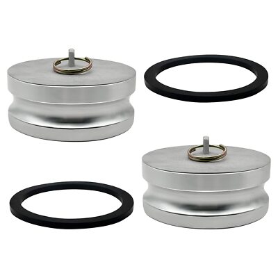 Camlock Dust Plugs Aluminum Type DP-100 1'' 2pcs with Gaskets Included