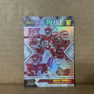 2022 Panini XR Rookie Expose White #14 Skyy Moore Rookie /25