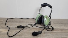 David Clark H10-30 General Aviation Pilot’s Headset Headphones 2 Plug