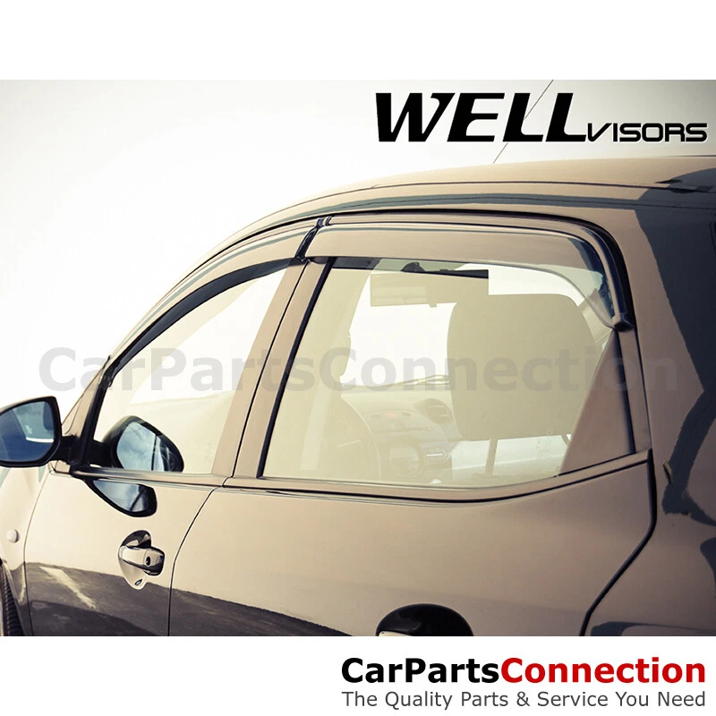WellVisors Window Visors 11-15 Mazda 2 HB Side Deflectors - Image 4 of 4