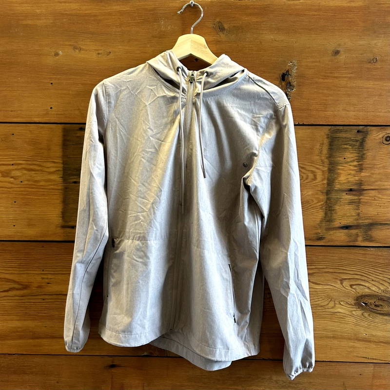 vuori umber heather lightweight outdoor trainer jacket