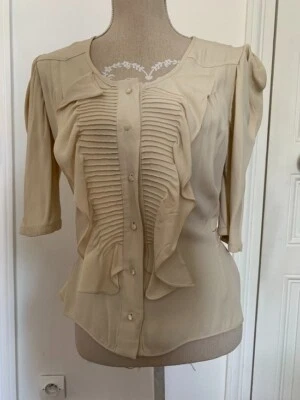 BLOUSE ISABEL MARANT COLLECTION MODELE KEKO NEUVE COULEUR CREME - Photo 1/4