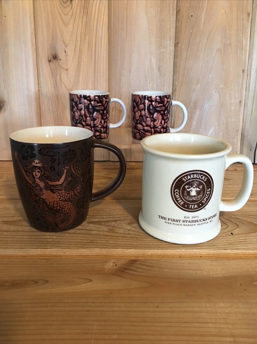 Starbucks first Starbucks マーメイド コールドカップ Starbucks Mugs first Store Siren Split Tail Topless Mermaid Mug +