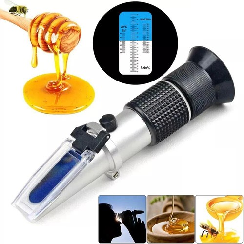 Refraktometer Honig Imker Wasser Zucker Gehalt, Brix: 58-92% Wasser: 12-27% Neu - Bild 11 von 11