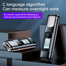 High Precision Alcohol Tester Drunk Alarm Reminder Breathalyzer Meter Analyzer