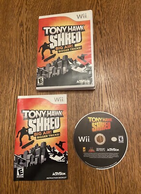 Tony Hawk: Shred (Nintendo Wii, 2010) Complete CIB with Manual Tested