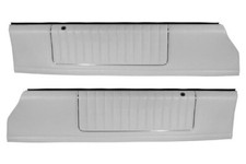 1983 Monte Carlo Ss Quality Upper Door Panel - Upper Door Panel Set White Vinyl