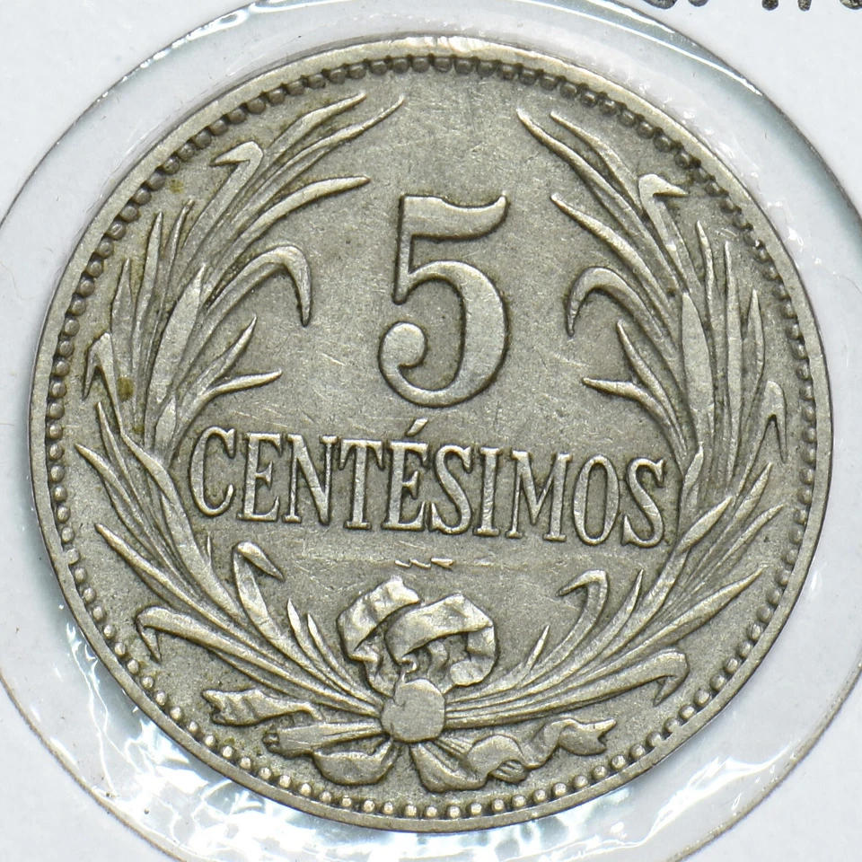Uruguay 1924 5 Centesimos 298952 combine shipping - Image 2 of 2