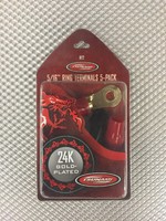 Tsunami Rt2 24k Gold Plated 1/0 Gauge 5/16 Ring Terminal Connectors 5 Pack Tsunami Rt2 24k Gold Plated 1/0 Gauge 5/16 Ring Terminal Connectors 5 Pack
