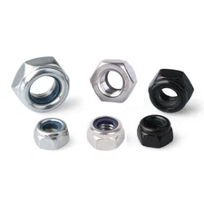 M2 M2.5 M3 M4-M16 Hex Hexagon Nylon Insert Lock Nut Self–locking Nylock Locknut