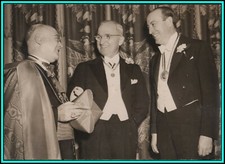 PRESIDENT HARRY TRUMAN & CARDINAL FRANCIS SPELLMAN at Dinner - Original Photo 