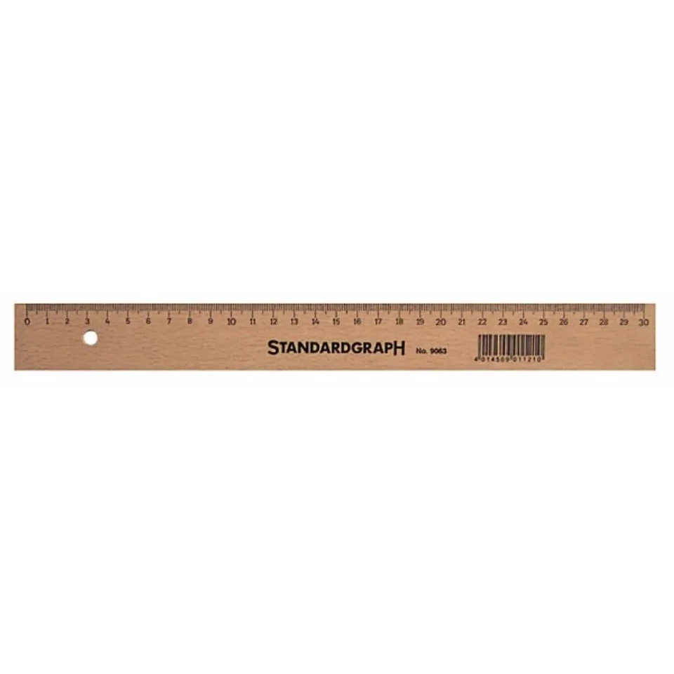 STANDARDGRAPH Holzlineal 1930 30cm