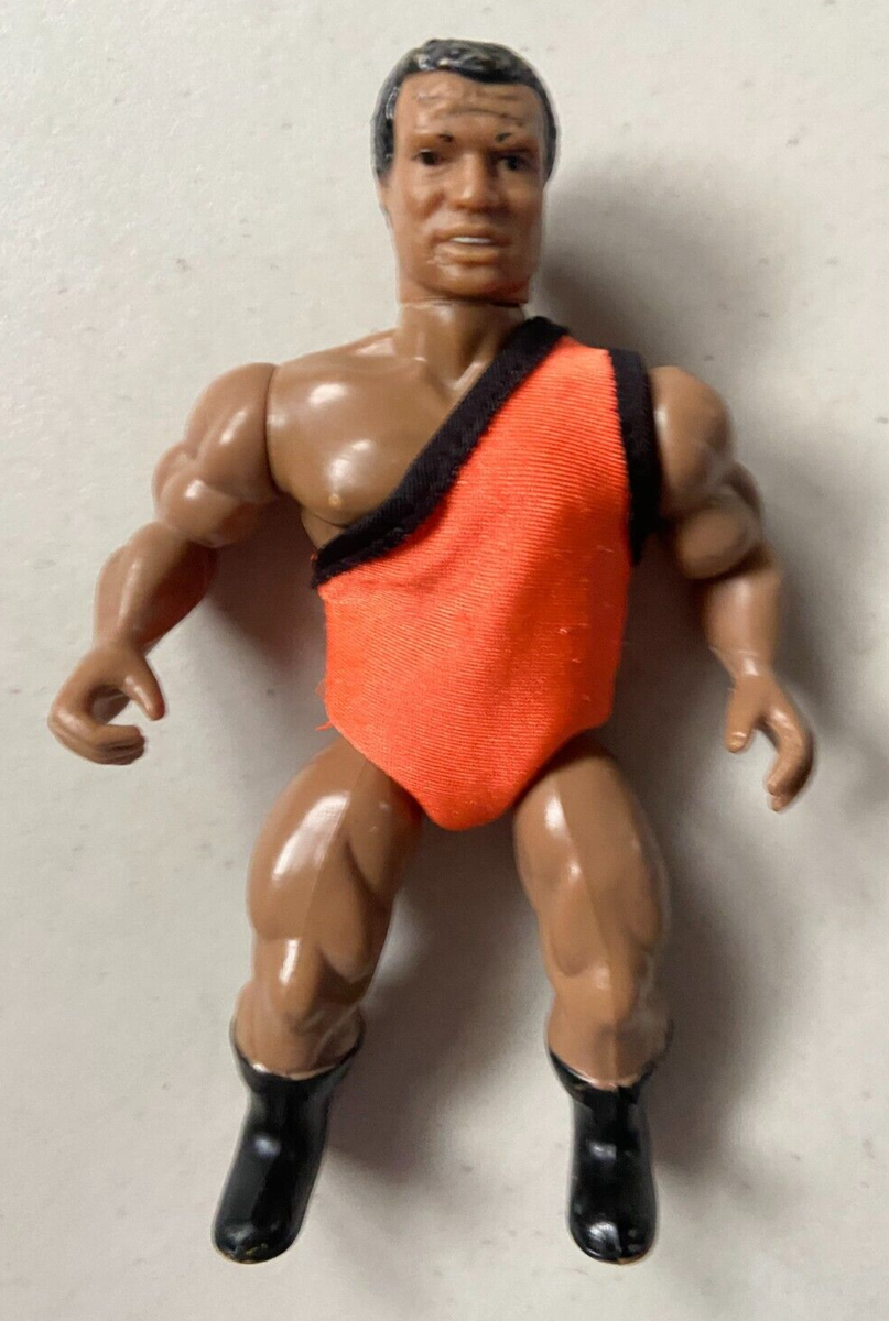 AWA Remco Carlos Colon Orange Singlet - Loose Used Wrestling