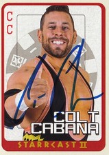 Colt Cabana Signed 2019 Starrcast II Las Vegas Card WWE ROH Wrestling Autograph