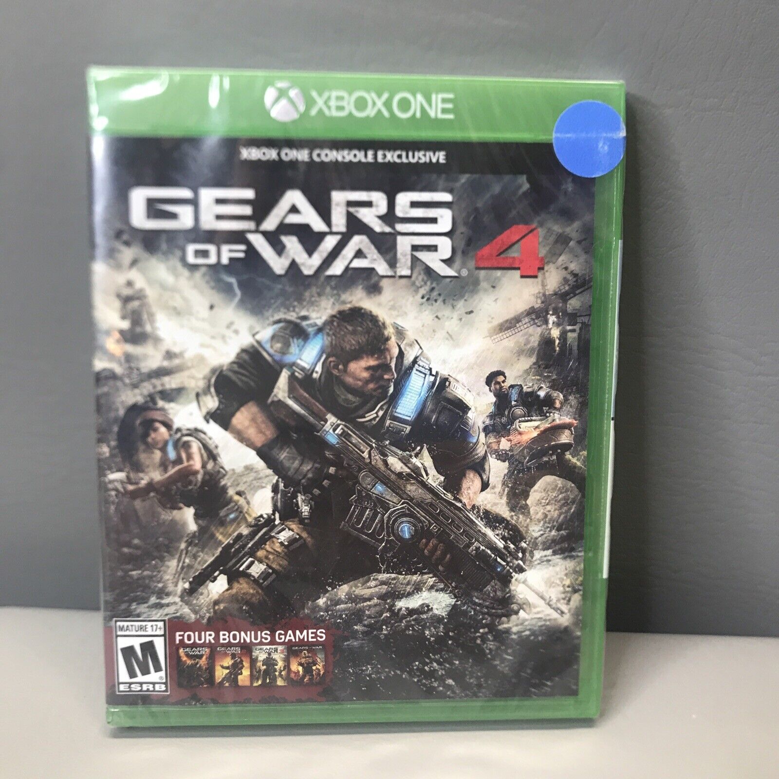 Gears of War 4 XBOX ONE Bonus Games including Gears of War 1, 2, 3, &  Judgment