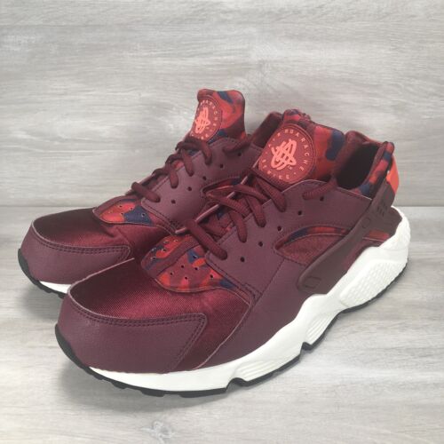 exile specification Proof Nike Air Huarache Run Print Deep Garnet Bright Crimson Shoes Women's Size  12 888410201169 | eBay