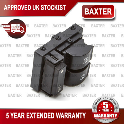 Baxter Electric Window Switch Control Front Right Fits Vauxhall Combo Mk3 1.6 CD