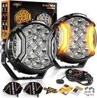AUXBEAM 5inch Side Shooter LED Work Light Bar Pods Fog Lamp Offroad Driving DRL