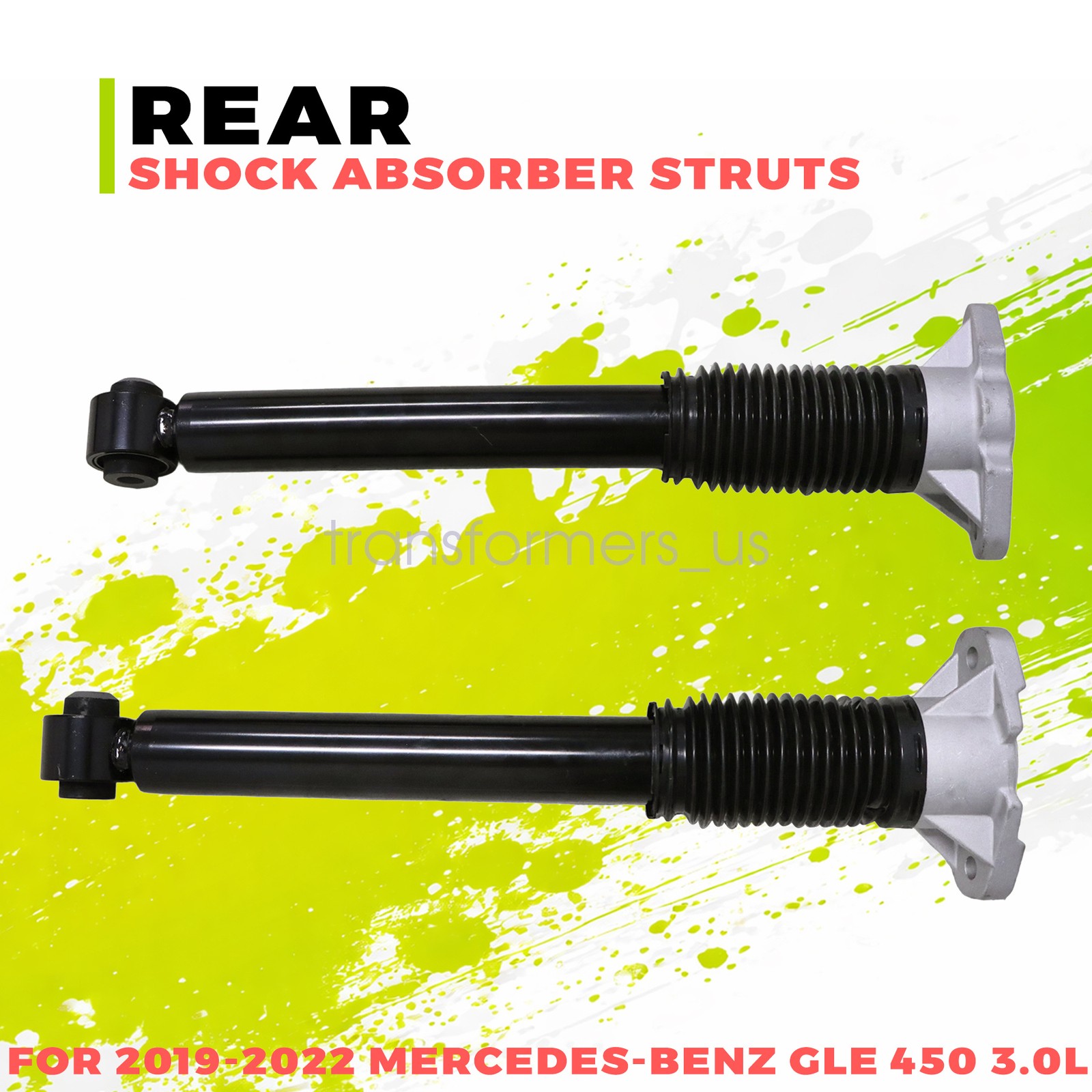 Pair A1673200230 For Mercedes W167 GLE 450 2019-2022 Rear Shock Absorber Struts