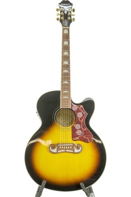 Epiphone J-200 EC Studio Acoustic-Electric Guitar Vintage Sunburst