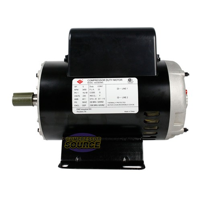#ad #ad 5HP Single Phase Electric Air Compressor Motor 23 Amp 7 8quot; Shaft 3450 RPM SF1.15 $299.95