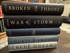 5x Victoria Aveyard The Red Queen Series Complete Set HC/DJ VGC