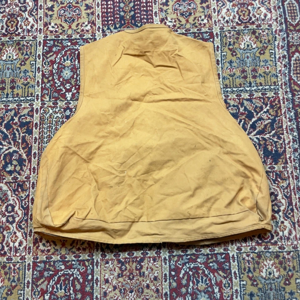 Chaleco de Caza Western Trails Años 50 60 De Colección Para Hombres Pato Lona Munición Bolsillos XL EE. UU. Foto 2 de 4