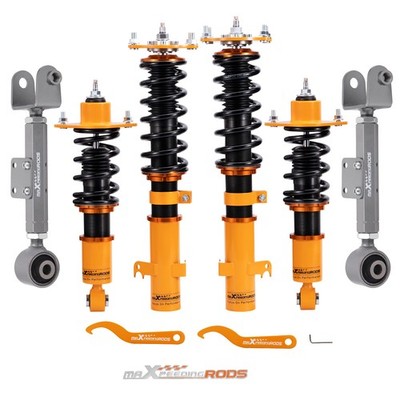 Damper Adjustable Coilovers & Rear Camber Arms Kit for HONDA CRV 2007-2011