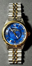 S. Coifman SCD-30 Men's Blue Dial Two-Tone Bracelet Quartz Watch WR 50m