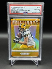 Jordy Nelson 2013 Panini Prizm Brilliance Gold /10 #22 PSA 8 Packers SSP SP 🧀
