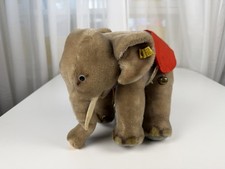 Steiff animal with button with flag 22 cm good condition see photos