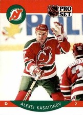 1990-91 Pro Set #169a Alexei Kasatonov