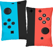 a Set of 2 Throw Pillow Cases- Gamer Gifts for Teen Boys - Soft Gaming Throw Pil