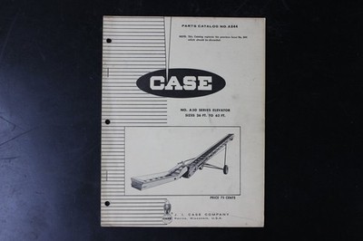 CASE A.50 SERIES ELEVATOR Parts Catalog Manual 26-62 FT Vintage A.844