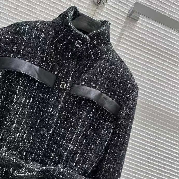 Chanel CC 25K Alta Gama Listo para Usar Grueso Tweed Tejido Chaqueta Talla 36 Foto 4 de 4