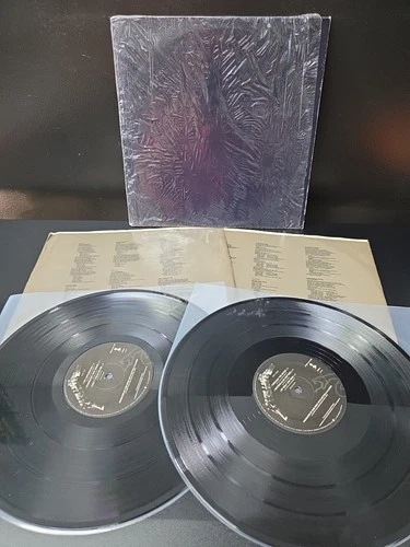 Metallica Black Album 2lp Vinyl 1991 1st USA Press Shrink/Inserts VG+/EX Wax