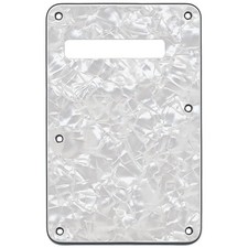 Fender Stratocaster Back Plate Tremolo Cavity Cover Pearl White