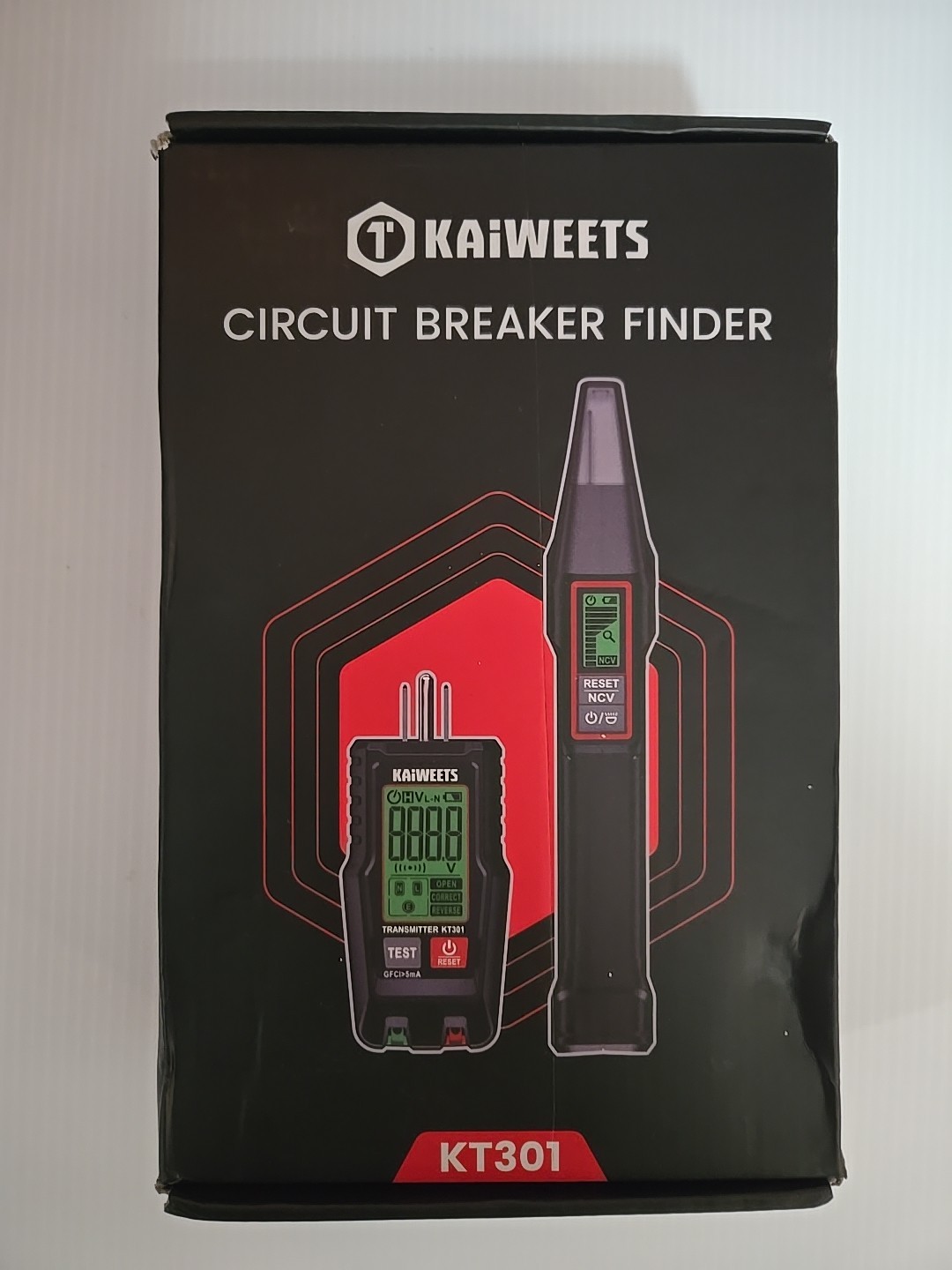 All-in-One Circuit Tracer Tool with LCD and Non-Contact Voltage Function - KT301