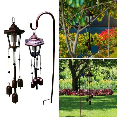 Solar Wind Chime Leichte stabile Eisengeschenke für ihr Dekor für den Garten