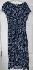 Time N Tru Women s Smocked Midi Dress, M