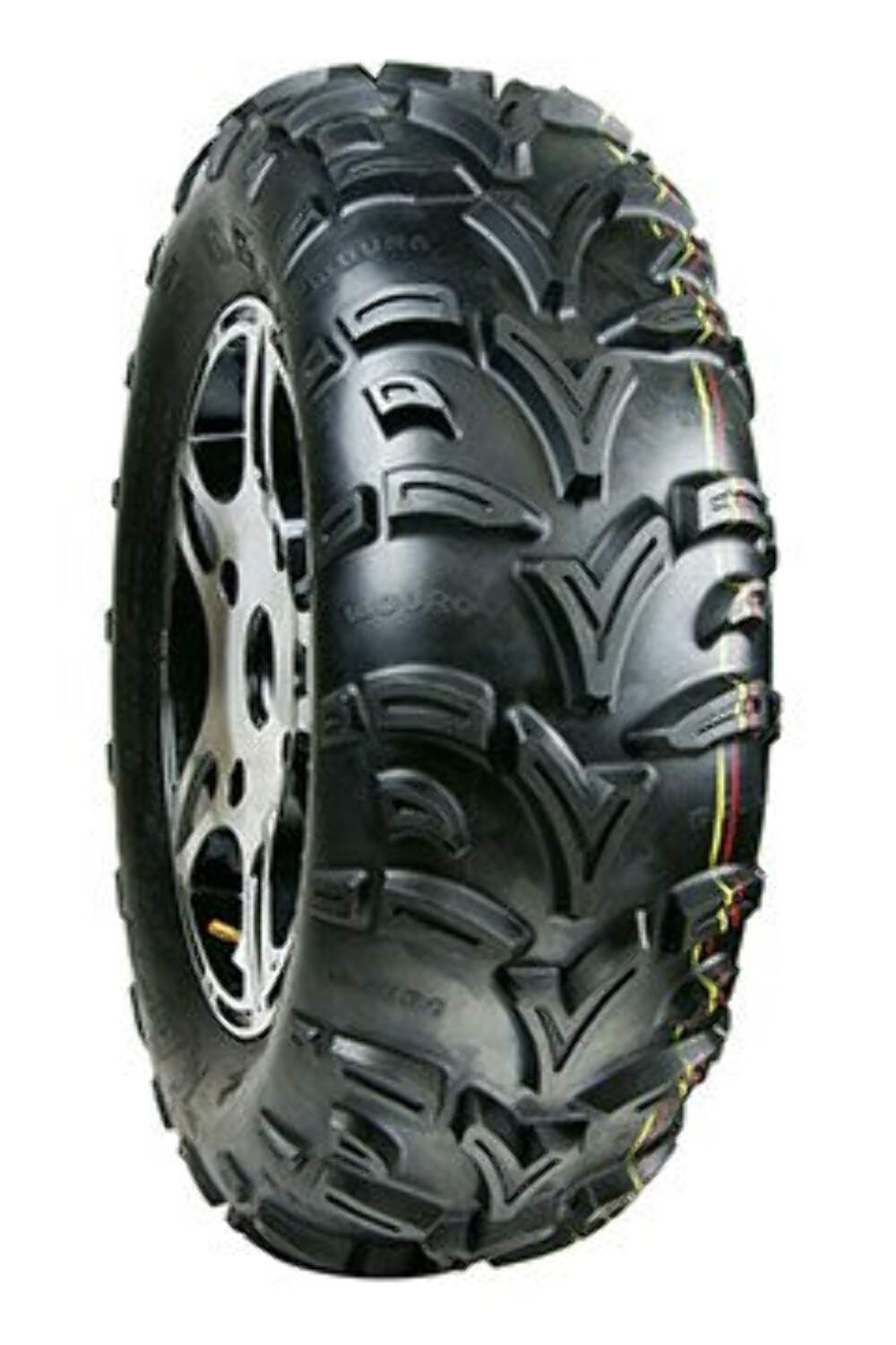Pneu quad Duro 25/8x12 KT250812Q anti-crevaison pour chemins rudes