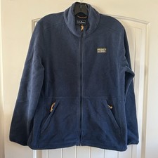 L.L. Bean Women's Medium Reg Fleece Collar Jacket Zip Closure Purple