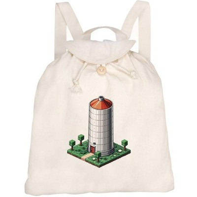 Canvas Rucksack / Backpack 'Pixel Style Silo' (RK00045461)